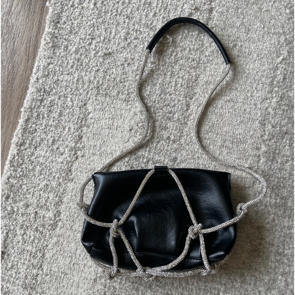 Black Rhinestone Bag - Picture 2 of 4
